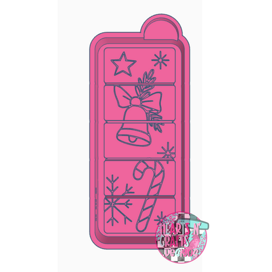 Christmas Wax Bar Silicone Mold