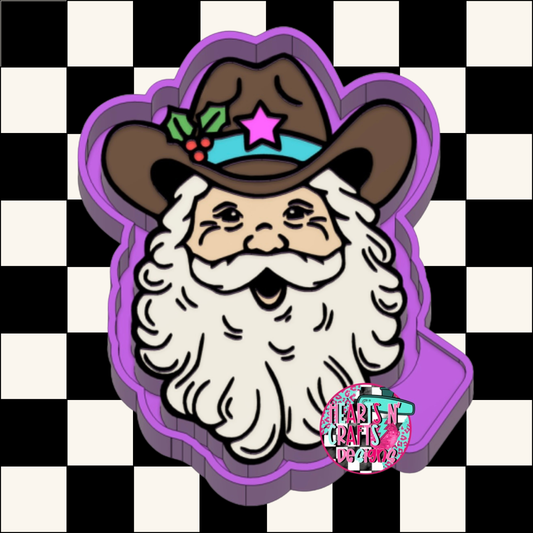 Santa Cowboy Silicone Mold