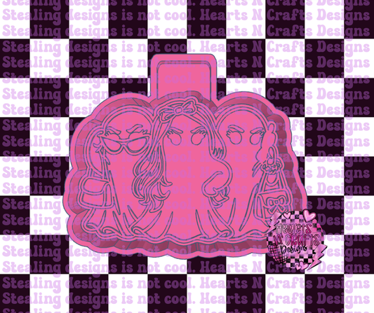 Ghost Mean Girls Silicone Mold