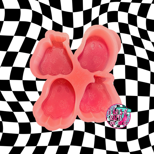 Ghost & Pumpkin Vent Clip Silicone Mold
