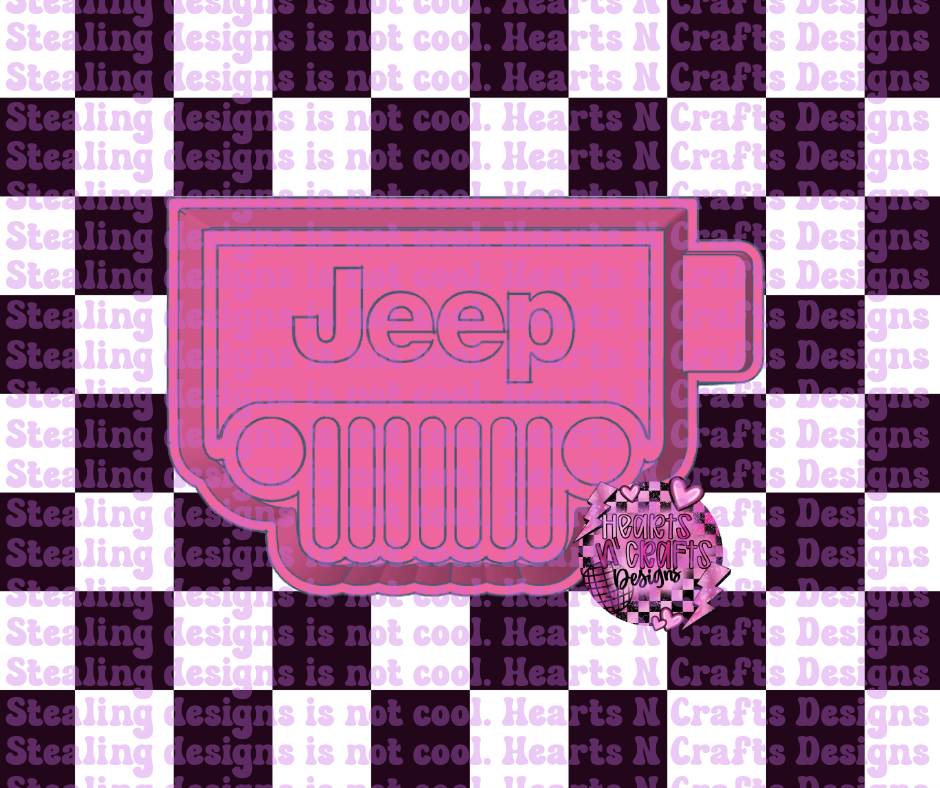 Jeep Grill Silicone Mold