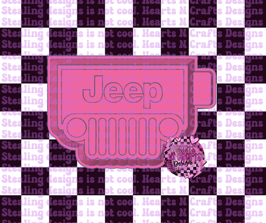 Jeep Grill Silicone Mold