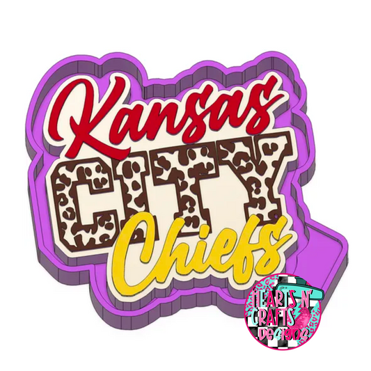 Kansas City Chiefs Leopard Silicone Mold