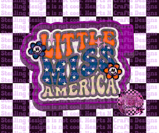 Little Miss America Silicone Mold