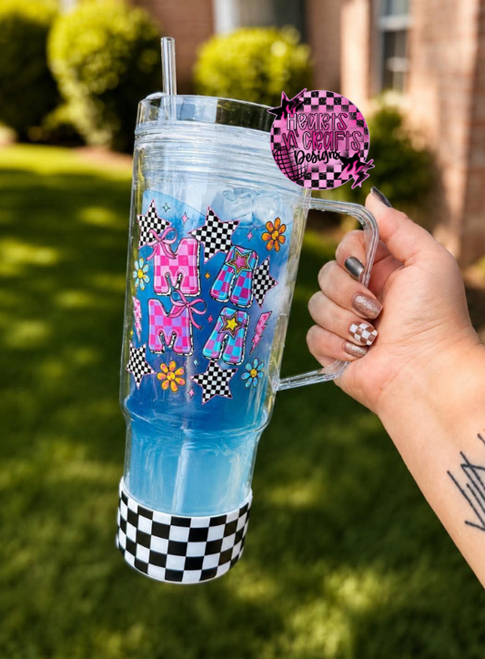 Clear Tumblers w/ Handles