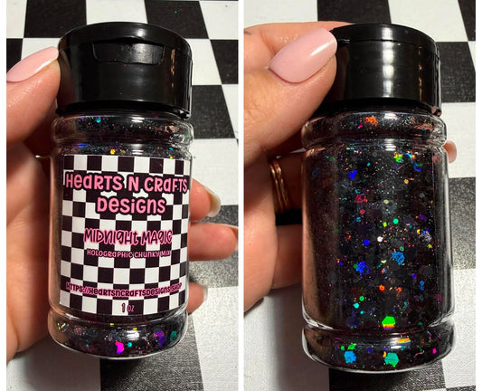Midnight Magic Holographic Chunky Mix - 1 oz
