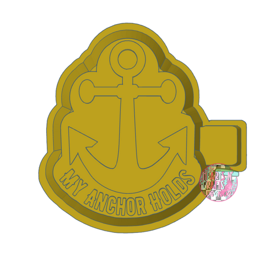 My Anchor Holds Silicone Mold