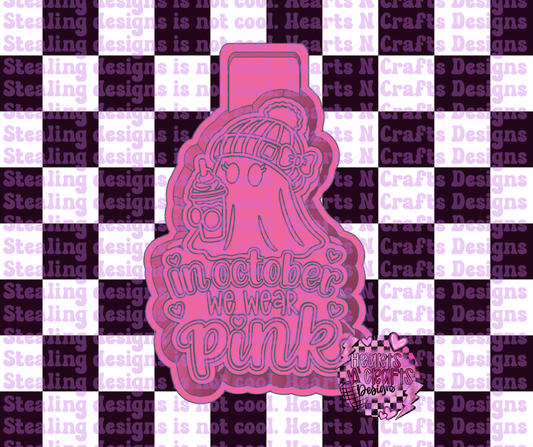 Ghost - In October We Wear Pink Silicone Mold