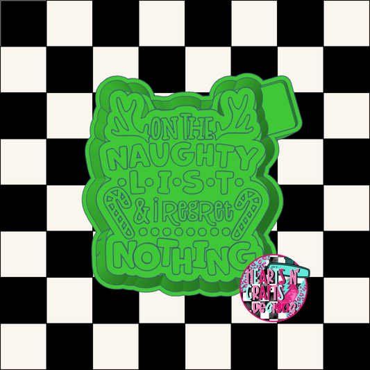 On The Naughty List Silicone Mold