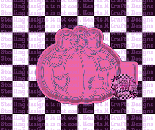Patchwork Pumpkin Silicone Mold