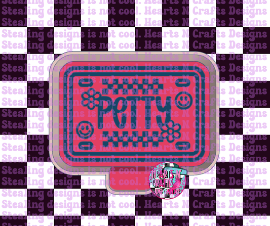 Petty License Plate Silicone Mold