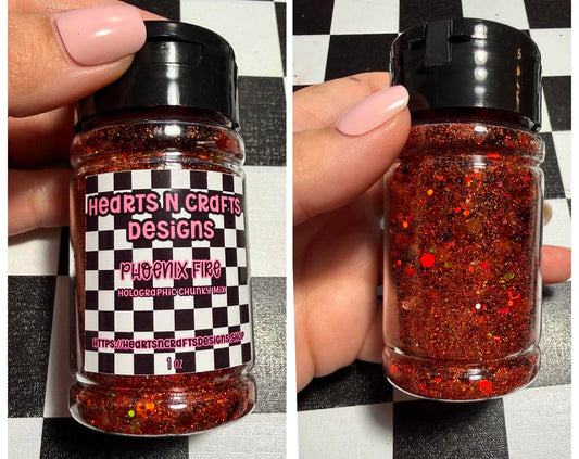 Phoenix Fire Holographic Chunky Mix - 1 oz