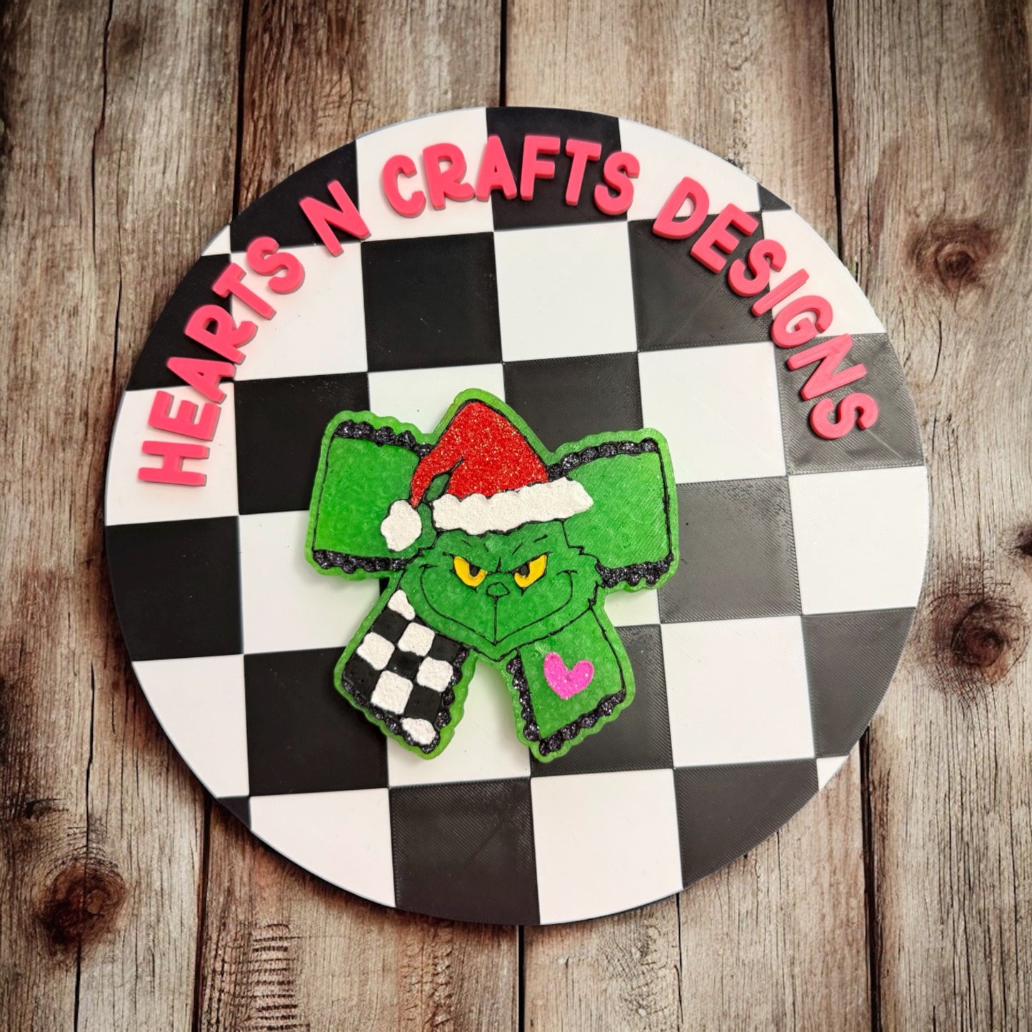 Green Guy Bow Car Freshie