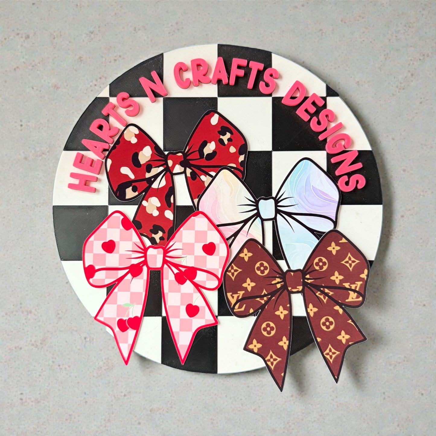 Plain Coquette Bow Cardstock - Set of 12