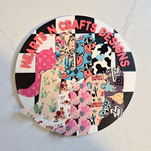 Boots Cardstock - Set of 12