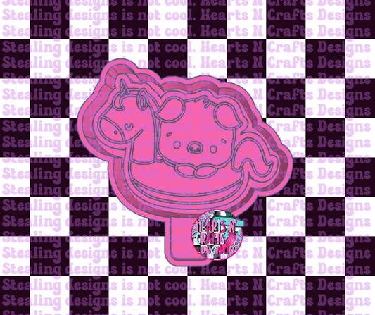 Pig On A Float Silicone Mold