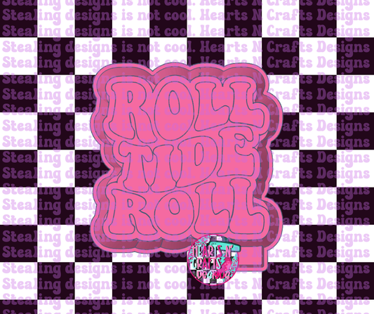 Roll Tide Roll Silicone Mold