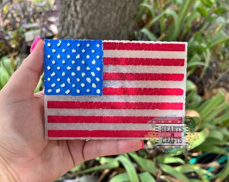 American Flag Car Freshie