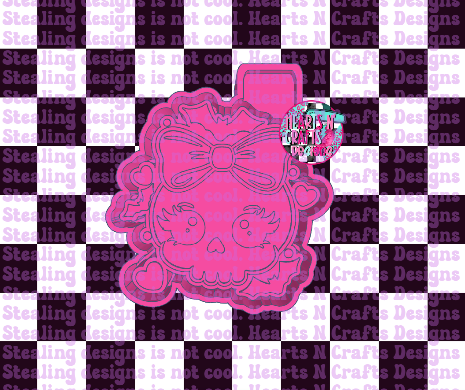 Skellie Girl Silicone Mold