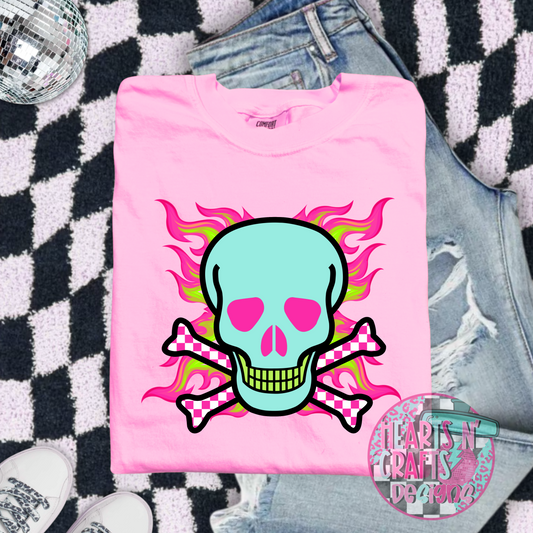 Trendy Skull Cross Bones