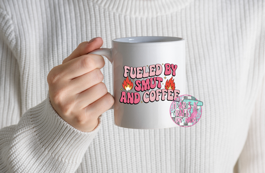 Fueled By Smut & Coffee 12oz Coffee Mug
