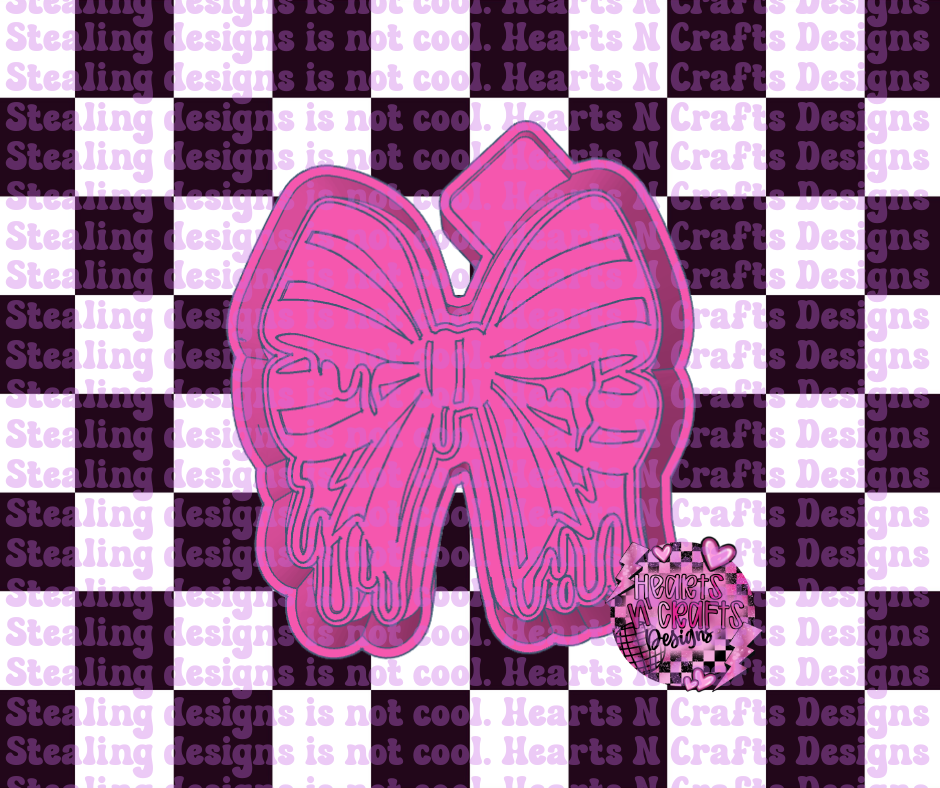 Stripped Bow Drip Silicone Mold