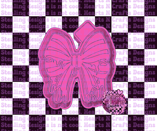 Stripped Bow Drip Silicone Mold