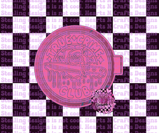 True Crime Club Silicone Mold