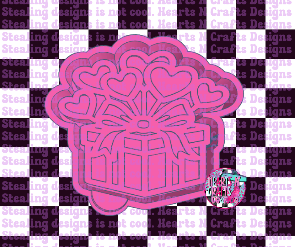 Valentines Day Gift Box Silicone Mold