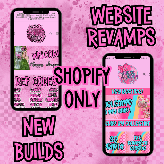 Shopify Website Revamps & New Builds