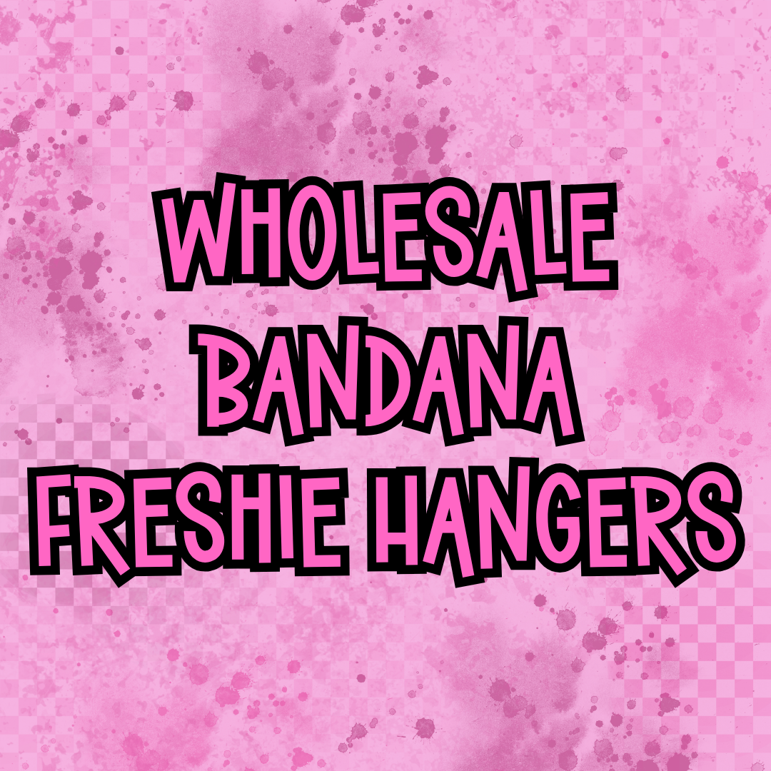 Bandana Freshie Hangers - Wholesale (MOQ of 5)