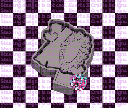 XO Concho Silicone Mold