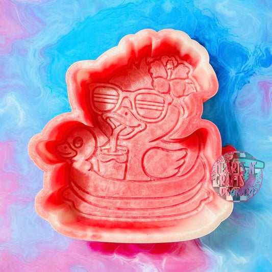 Duck on Floaty Silicone Mold