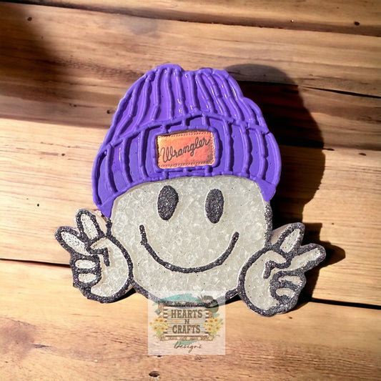 Smiley Beanie Car Freshie