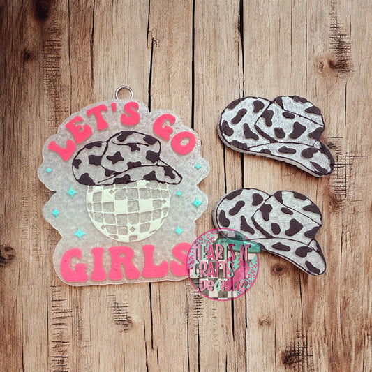 Let's Go Girls Disco Car Freshie Vent Clip Set