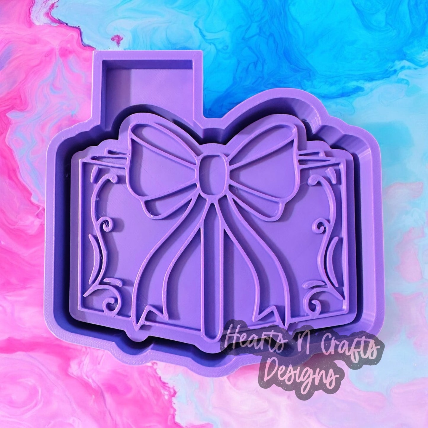 Book w/ Bow Silicone Mold