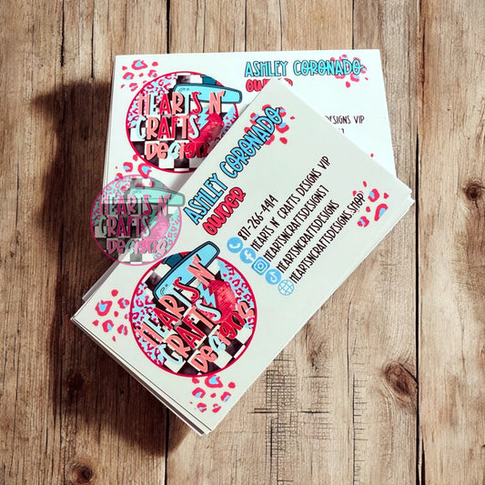 100 Printed Business Cards