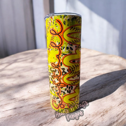 Softball Mama 20 oz Tumbler - RTS