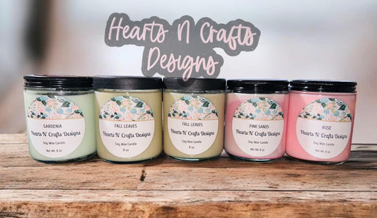8 oz Soy Wax Candles - RTS